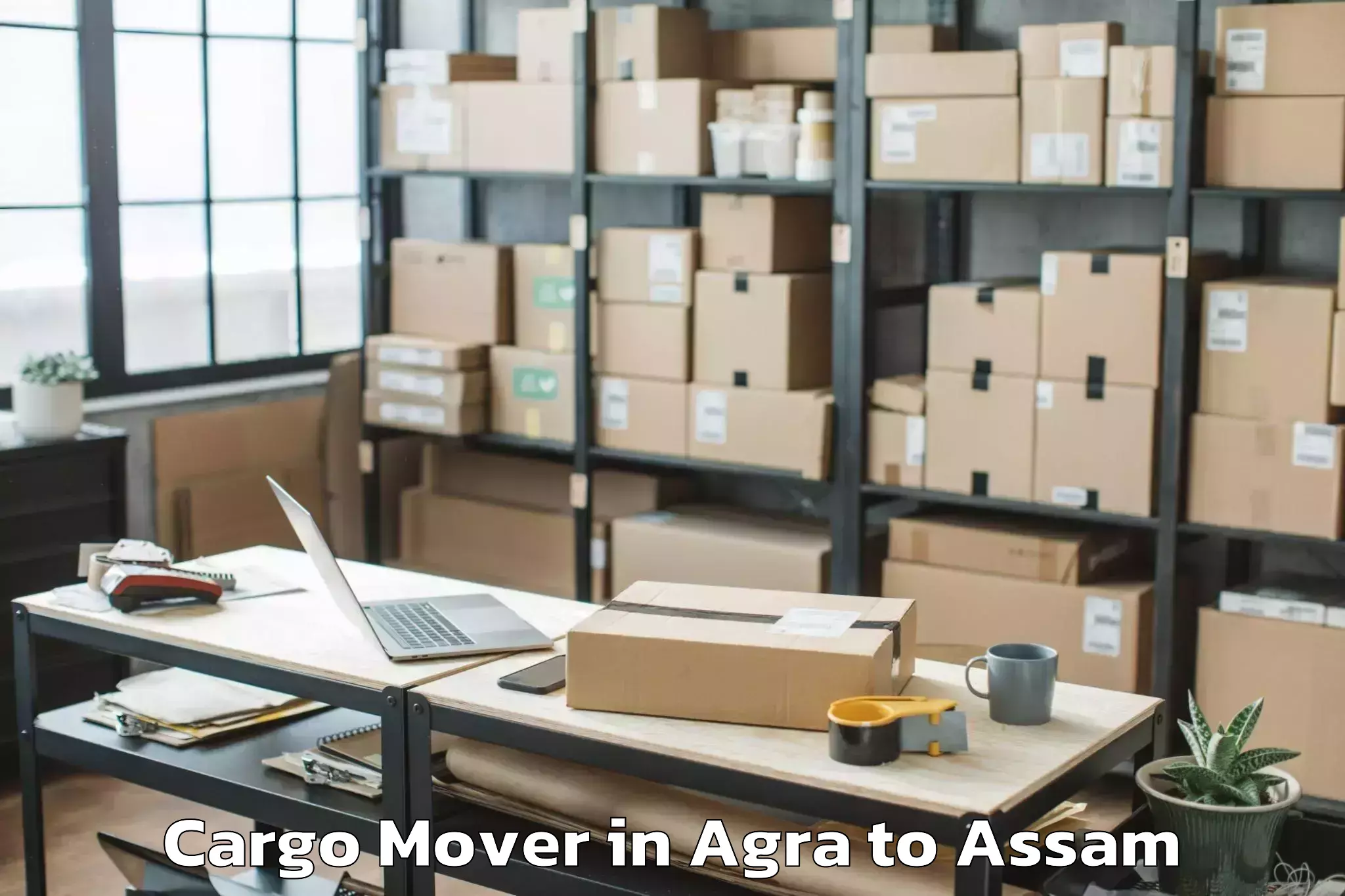 Hassle-Free Agra to Moranha Cargo Mover